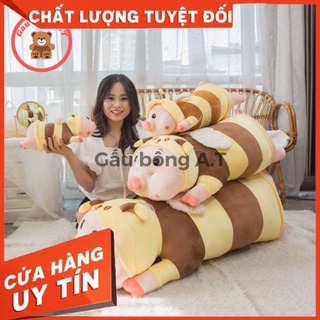 Gấu bông lợn ong, heo ong biến hình, thú nhồi bông chất liệu bông gòn cao cấp _at007