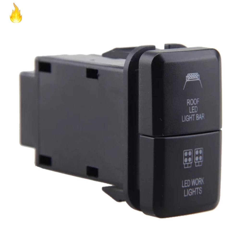 Công tắc bật tắt đèn led 12V dành cho xe hơi Toyota Prado Reiz Hilux Landcruiser
