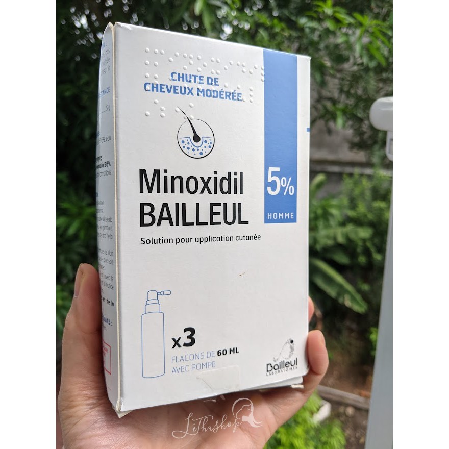 [Nội địa Pháp] Xịt MINOXIDIL - giảm rụng tóc ngăn ngừa hói, kích thích mọc tóc date 5_2024