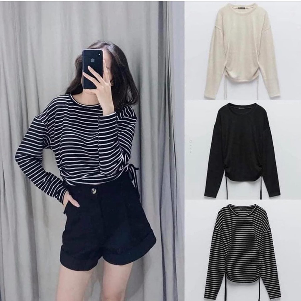 Áo nỉ nhung tăm Z 4533