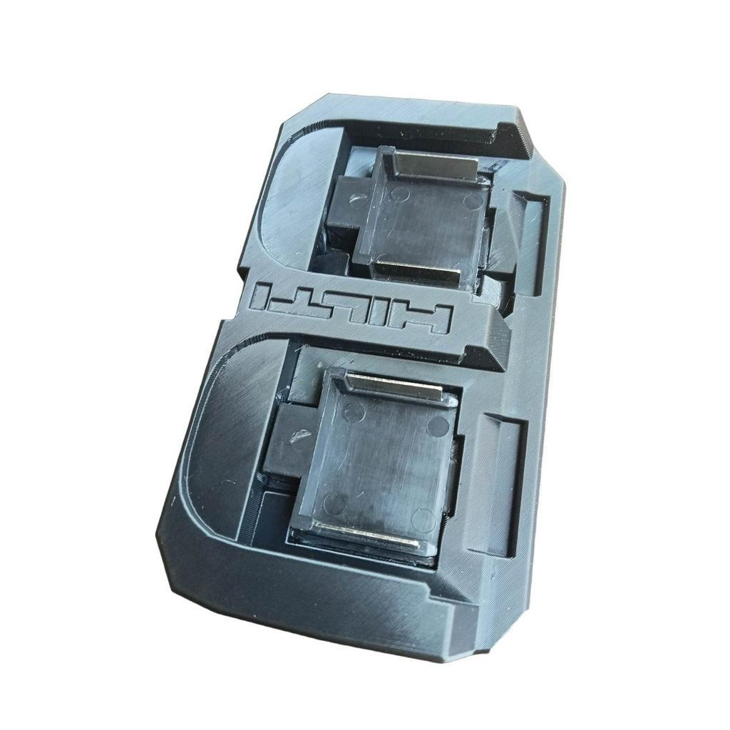 Đế Chuyển Pin Makita Thông Dụng Dùng Cho Máy Hilti TE6 A36 In Nhựa Chịu Lực Siêu Cứng - Bộ Chuyển Makita Sang Hilti