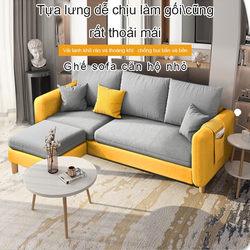 FU439 - Sofa Bắc Âu giường sofa công nghệ hiện đại căn hộ nhỏ nội thất chung cư phòng khách