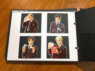 Scrapbook 15x21cm ( đen trắng )