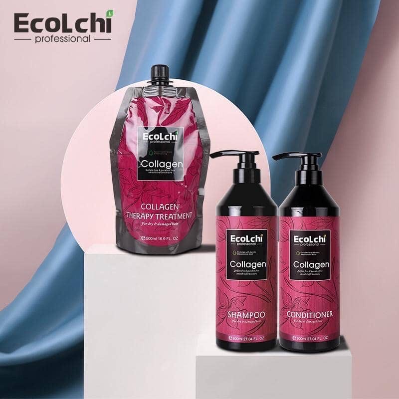 HẤP DẦU PHỤC HỒI ECOLCHI COLLAGEN TẠI NHÀ 500 ml