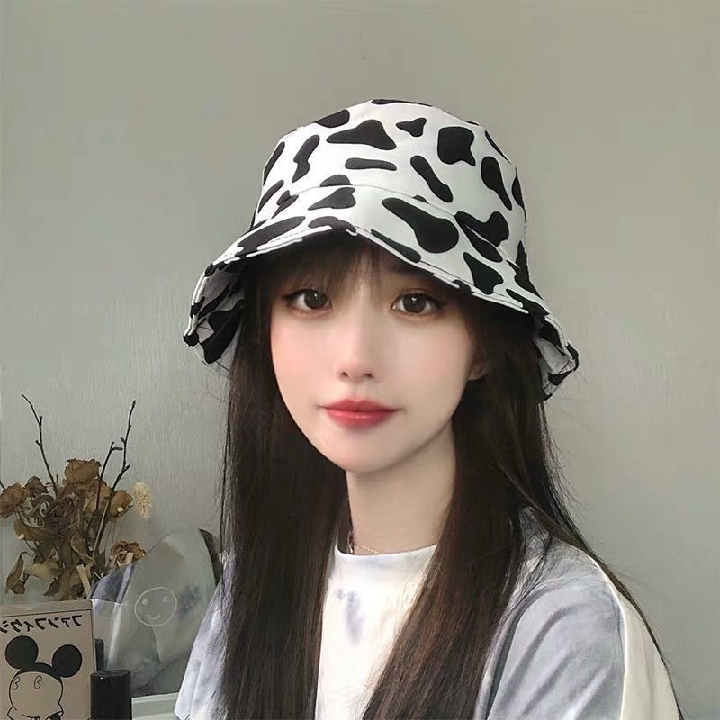 Nón  mũ Bucket ngựa vằn Bò Sữa Siêu Hot mũ vành tròn hoạ tiết phong cách Ulzzang unisex cho nam và nữ Hot K1T1-3