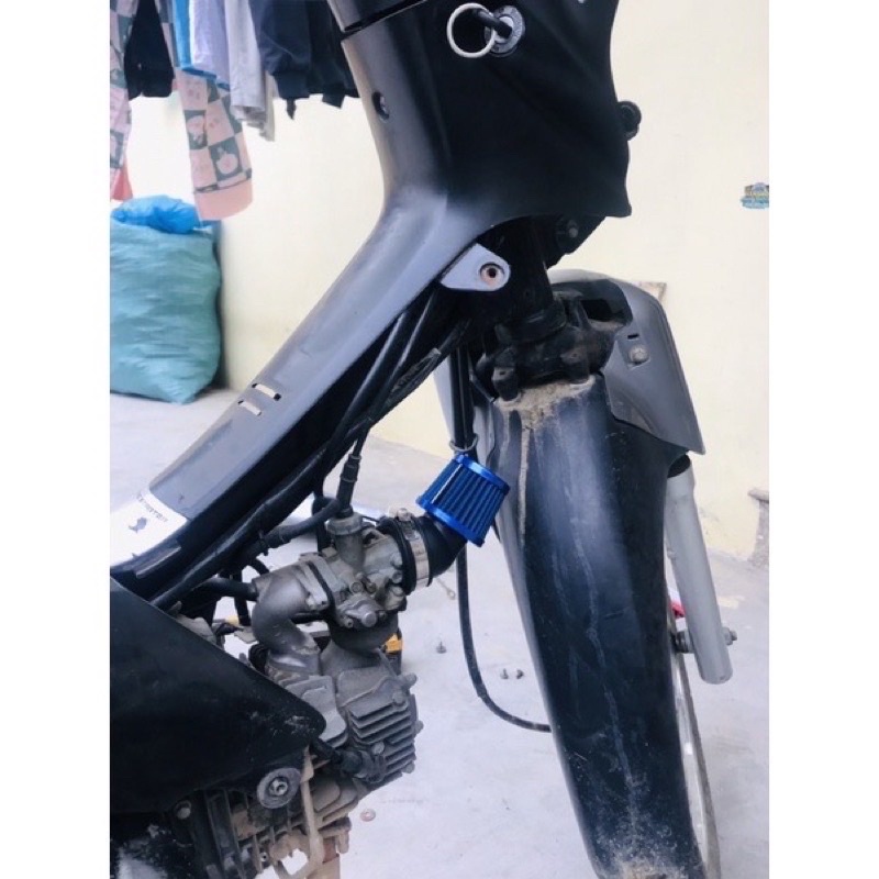 Lọc gió trụ có đệm nối cao su gắn mọi dòng xe phổ thông.