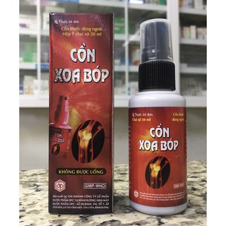 Cồn xoa bóp opc chai xịt 50ml