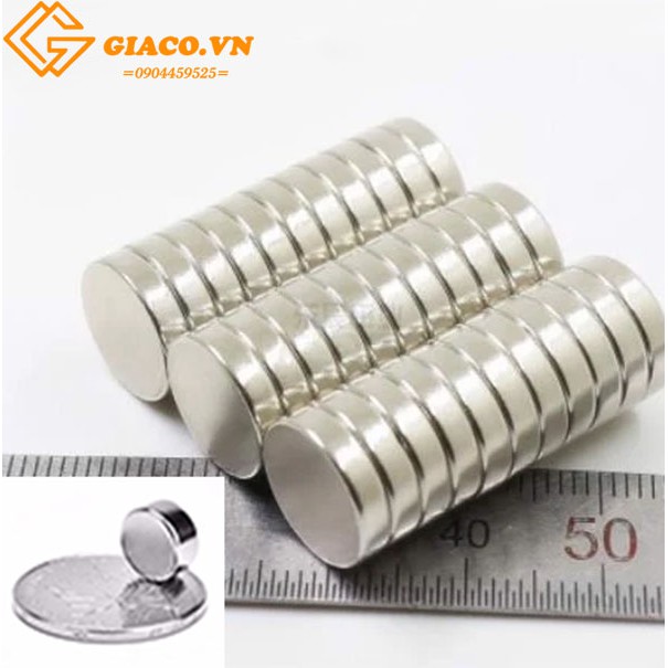 Nam châm hạt tròn D12*3m(10 viên)