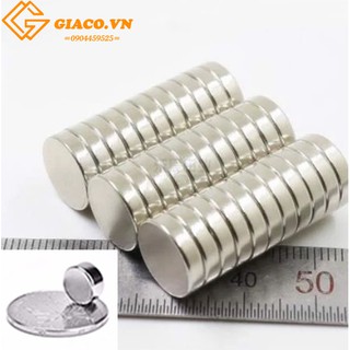 Nam châm hạt tròn d12*3m
