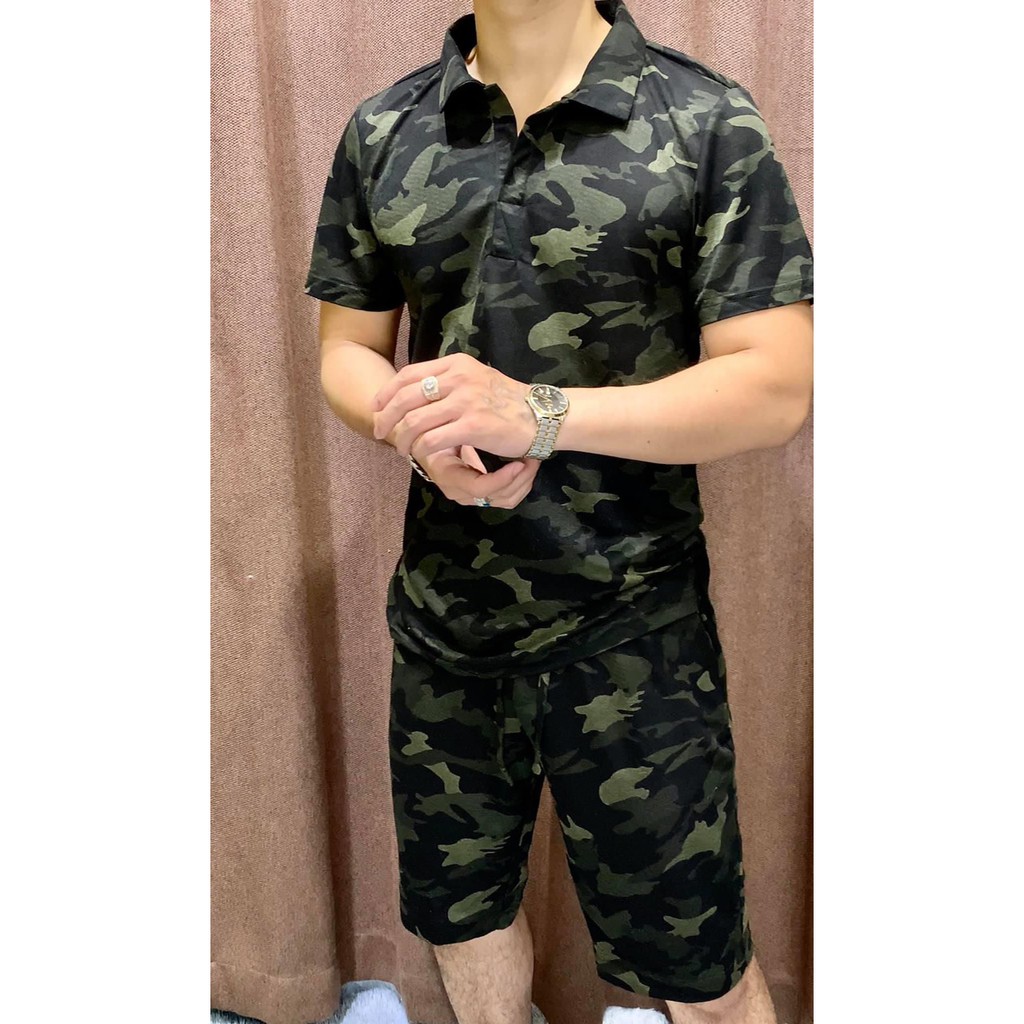 TZTMEN123 - Set Camo Cotton - Chất liệu cotton cực mát, không bị bai xù - thiết kế trẻ trung, cá tính MKH01 A24 | BigBuy360 - bigbuy360.vn