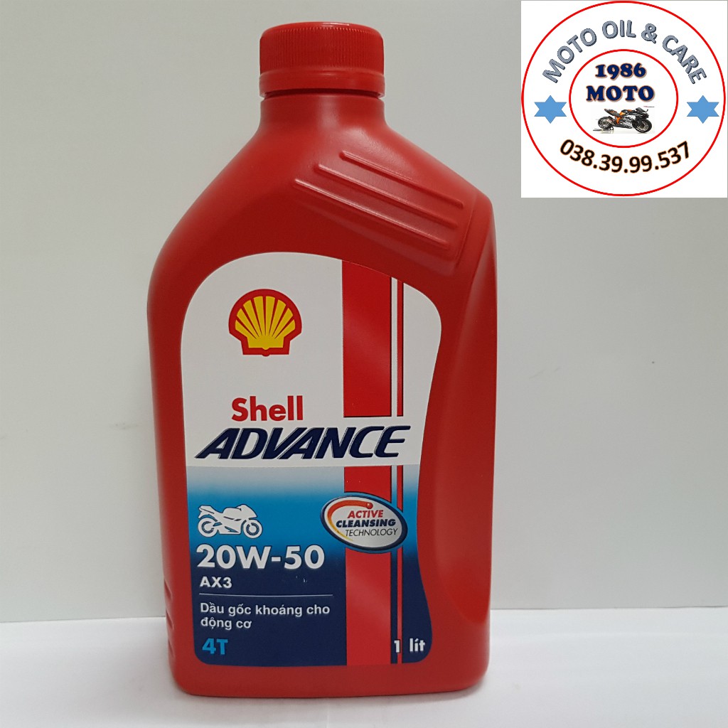 DẦU NHỚT XE SỐ SHELL ADVANCE AX3 20W50