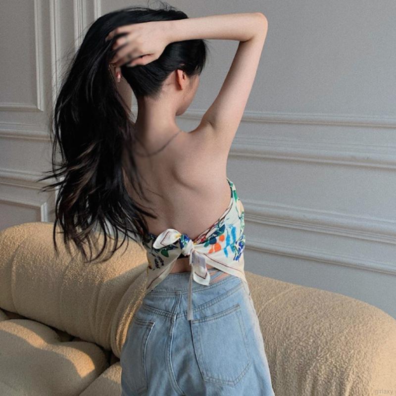 Áo Ống Vải Lụa In Họa Tiết Phong Cách Hàn Quốc Gợi Cảm Thời Trang Dành Cho Nữ | BigBuy360 - bigbuy360.vn