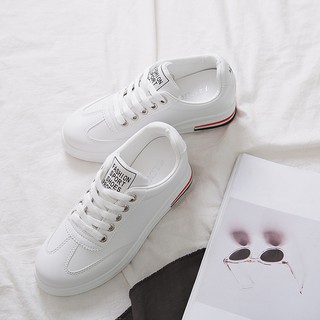 Giày đế độn trắng, giày bata trắng, Giày sneaker nữ