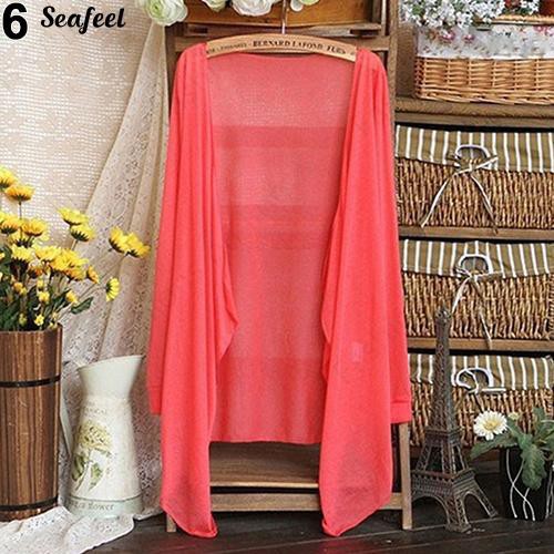 Áo Khoát Đi Biển Cardigan Đơn Giản Dài Tay | BigBuy360 - bigbuy360.vn