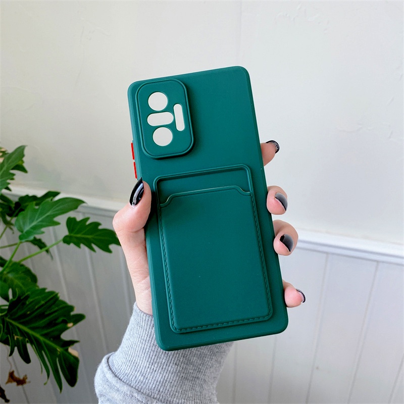 Ốp điện thoại Koosuk bằng silicone mềm có ngăn đựng ảnh cho Xiaomi Redmi Note 10 Pro Max 10S 4G