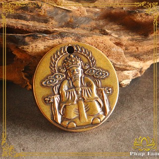 Móc Khóa Tài Bạch Tinh Quân Thần Tài Triệu Công Minh Đồng Nguyên Khối - Tâm Phong Thủy