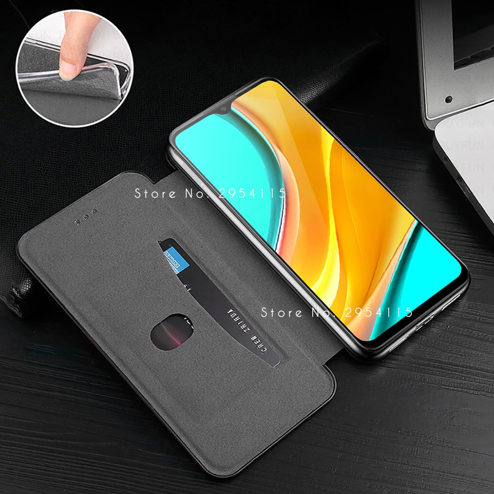 Nắp Gập Từ Tính Chống Sốc Cho Xiaomi Redmi Note 9 Pro Max Note 9s Redmi 9 Poco X3