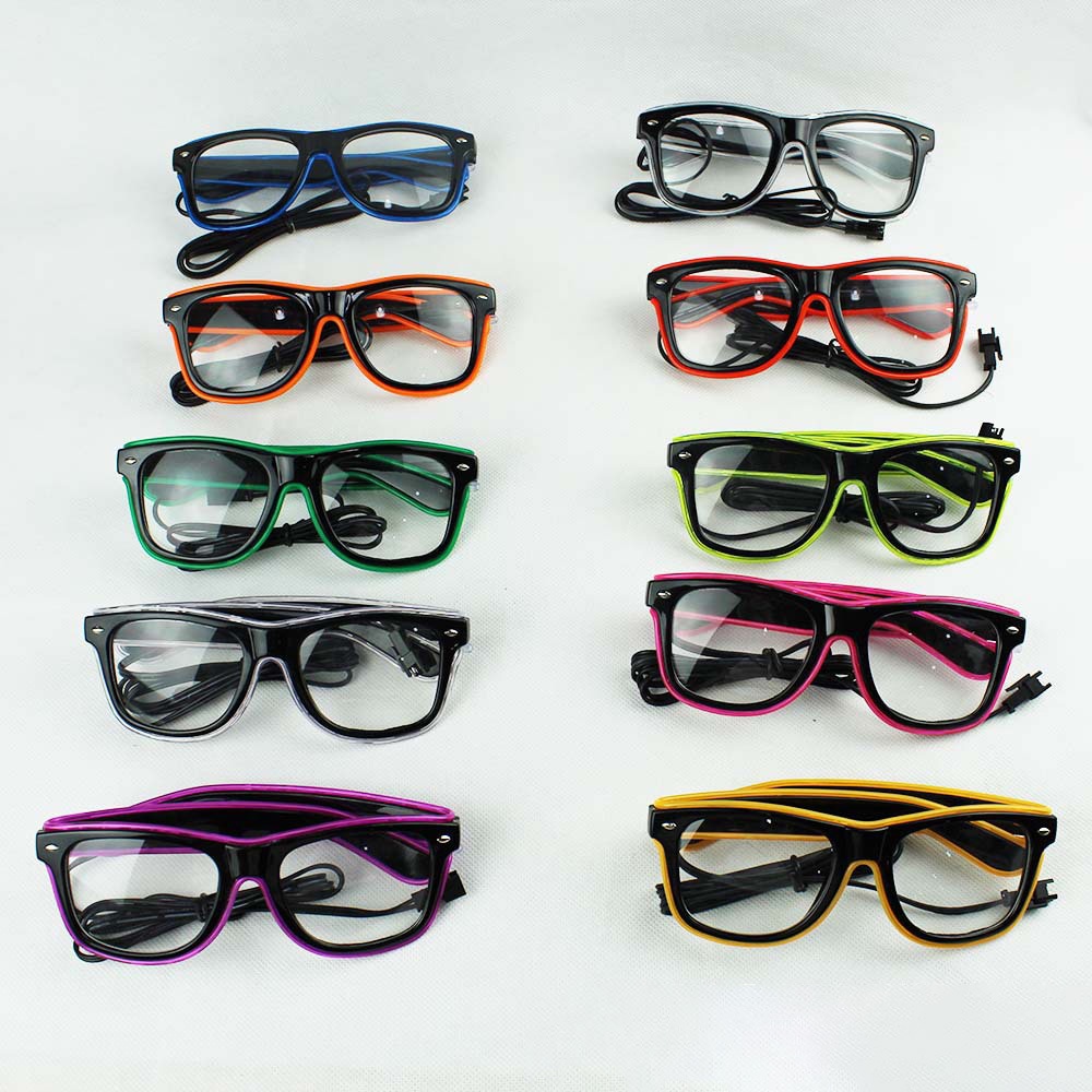 Mắt Kính Có Đèn Led Phát Quang Độc Đáo Cho Tiệc Cưới / Giáng Sinh / Halloween (Không