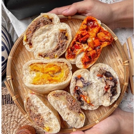 Bánh bao nguyên cám 15 vị