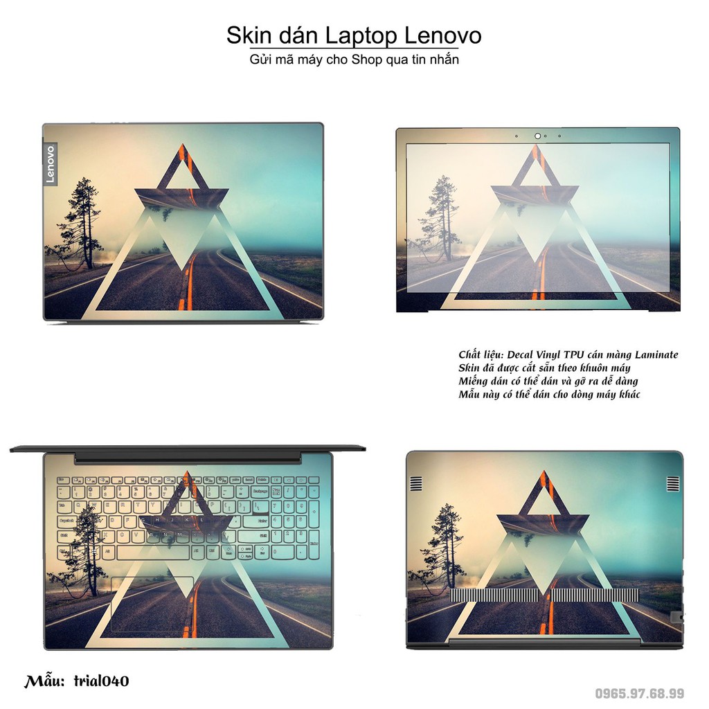 Skin dán Laptop Lenovo in hình Đa giác _nhiều mẫu 7 (inbox mã máy cho Shop)