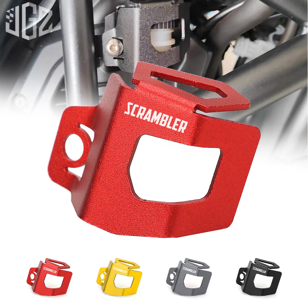 Vỏ bảo vệ bình dầu phanh xe máy bằng nhôm CNC cho Ducati Scrambler 400 800 1100 797 2015-2018 2019 2020 2021