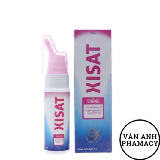 [CHÍNH HÃNG]🔥Nước Biển Sâu Làm Sạch Thông Mũi Trẻ Em Xisat (15ML,75ml)