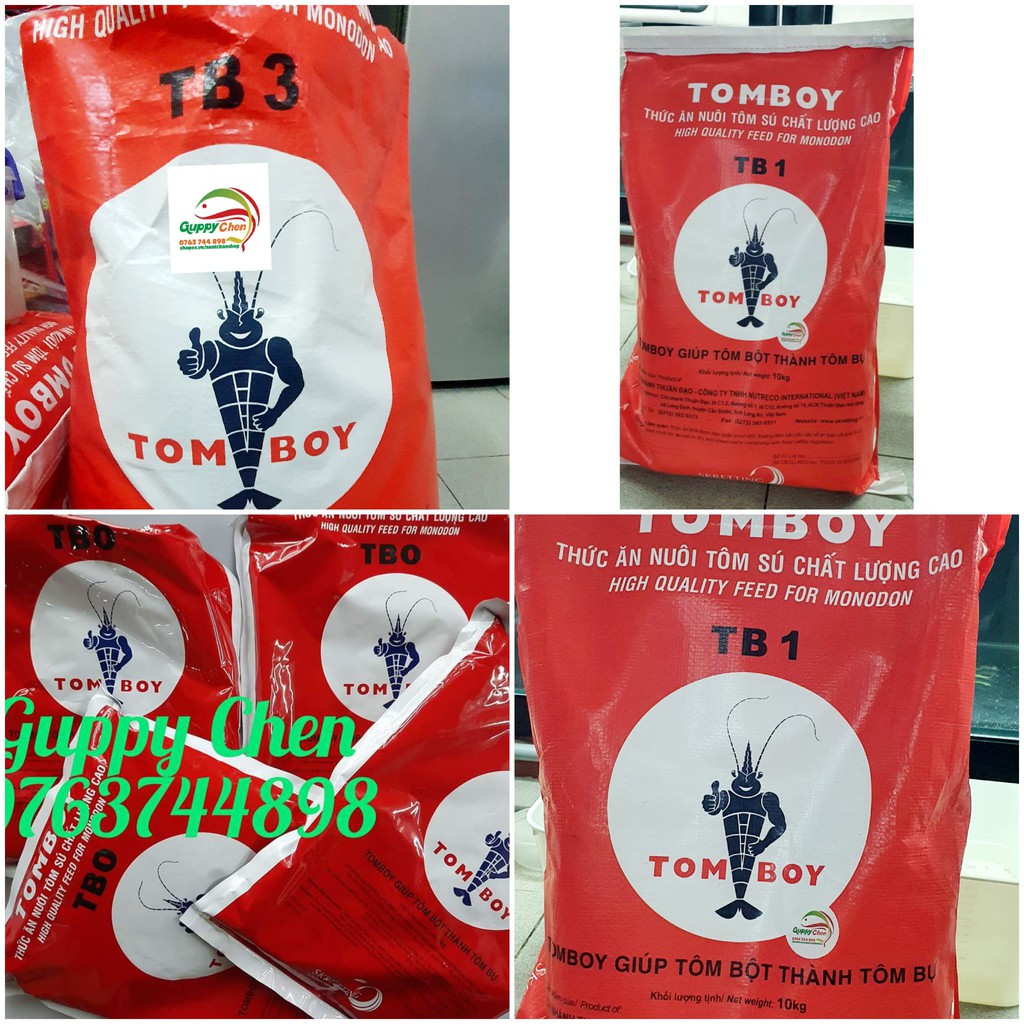 1Kg Cám TomBoy 0-1-2-3 Cho Cá Cảnh