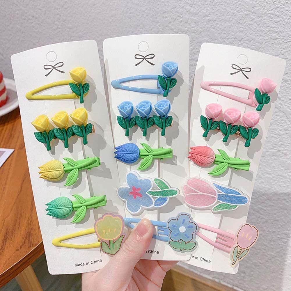 Kẹp Tóc Hoa Hồng Phụ Kiện Chụp Ảnh VANES1