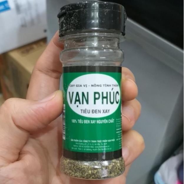 Tiêu Đen Xay Vạn Phúc Lọ 12g