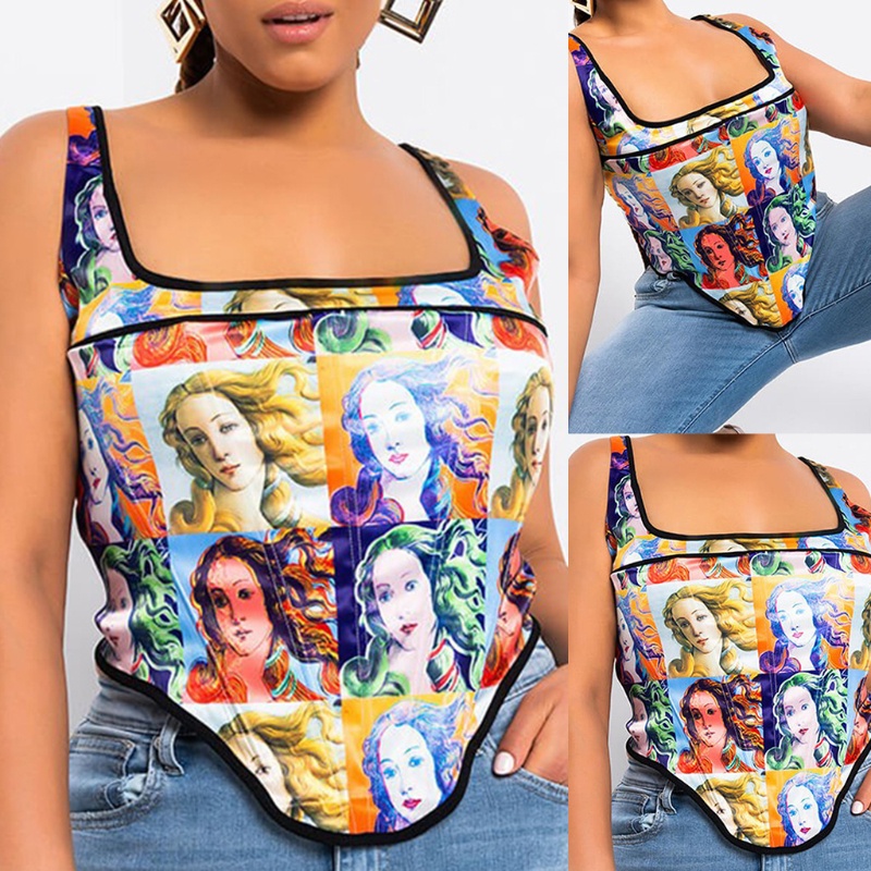 Áo Nịt Ngực Hở Lưng Họa Tiết Hoạt Hình Dễ Phối Đồ Thời Trang Cho Nữ