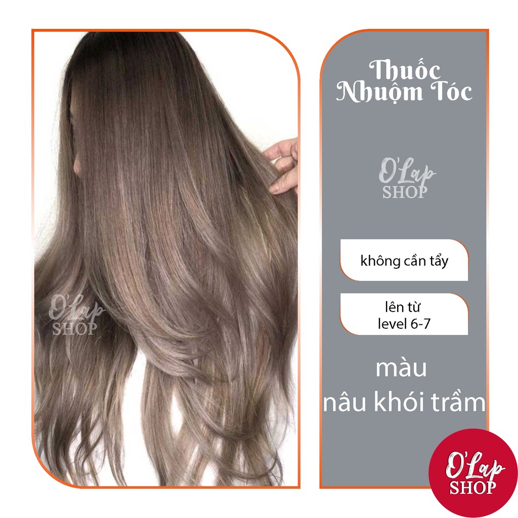 Thuốc nhuộm tóc nâu khói trầm tại nhà giá rẻ chính hãng OLAP OL09