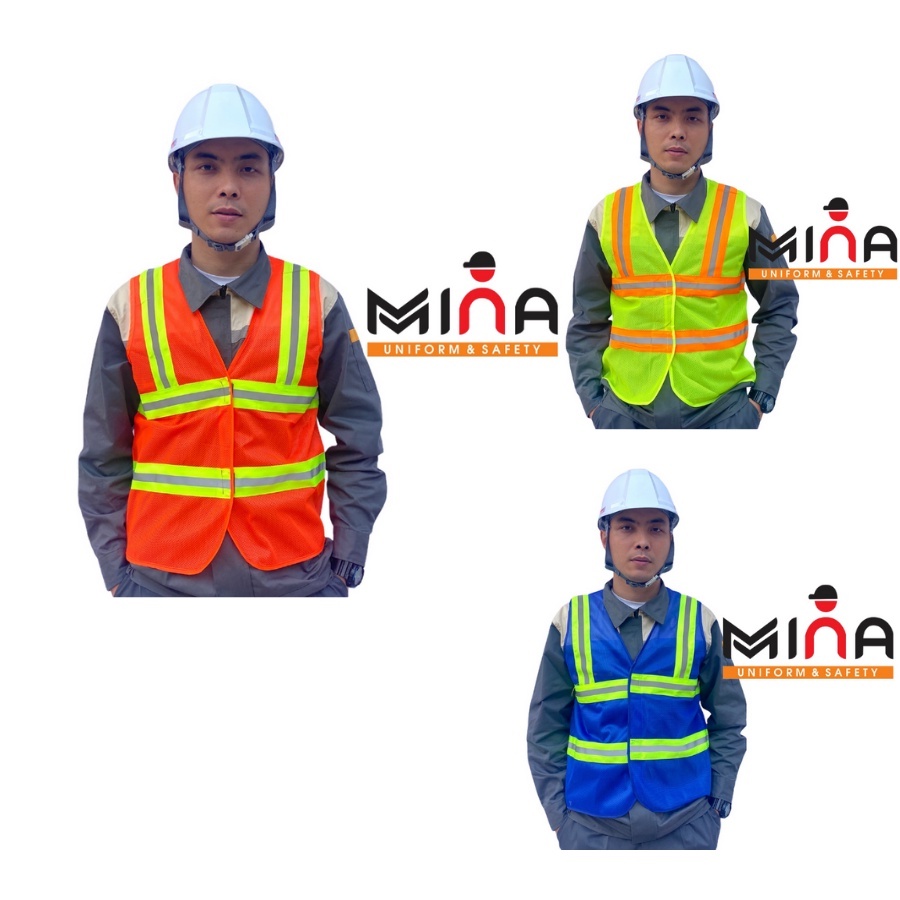 ÁO GHILE LƯỚI NHIỀU PHẢN QUANG CÔNG TRƯỜNG - ÁO BẢO HỘ LAO ĐỘNG