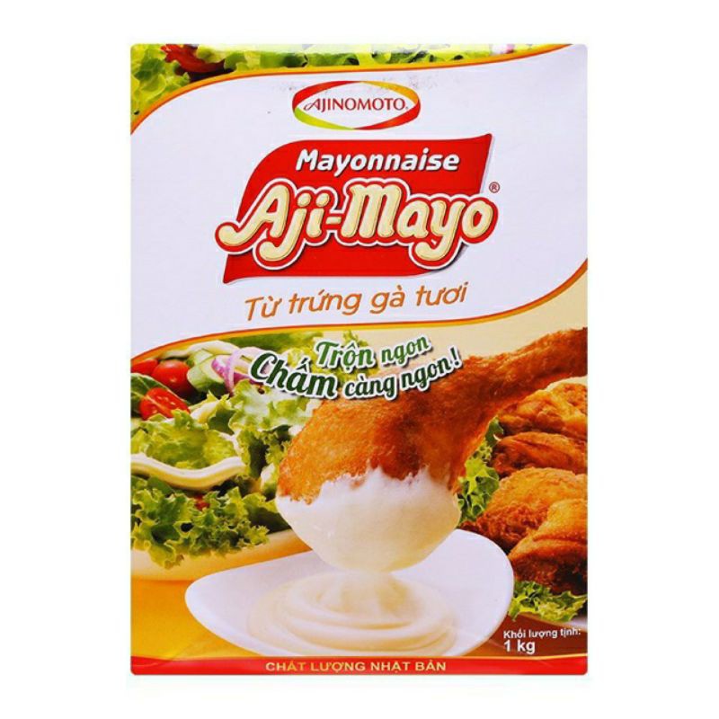 Sốt mayonnaise Aji-Mayo Ajinomoto hộp 1kg