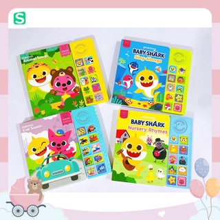 Sách phát nhạc BABY SHARK PINKFONG -SOUND BOOK Chính hãng - Sách âm thanh cho bé 1,2,3,4 tuổi
