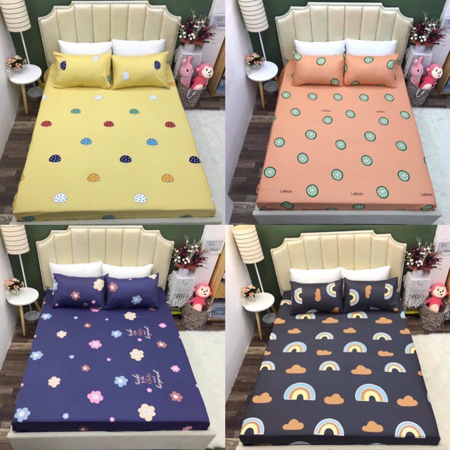 HOT❤️ HOT. Bộ ga gối 100% cotton cho bé, đảm bảo y hình.