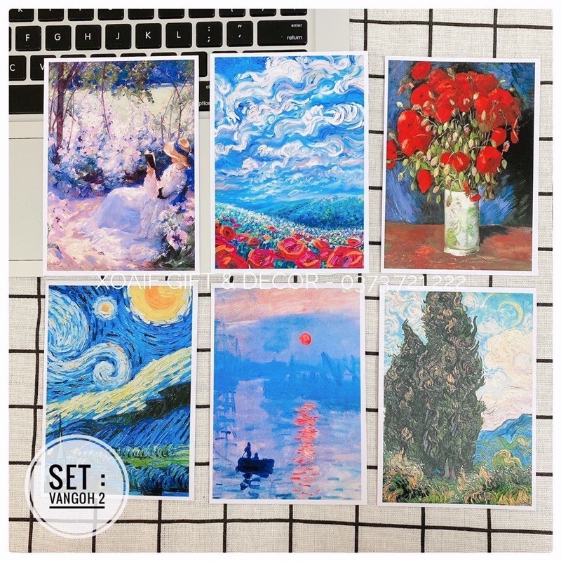 [ FreeShip ] Set postcard thiệp Cô Gái Girl có sẵn decor trang trí phòng cực xinh