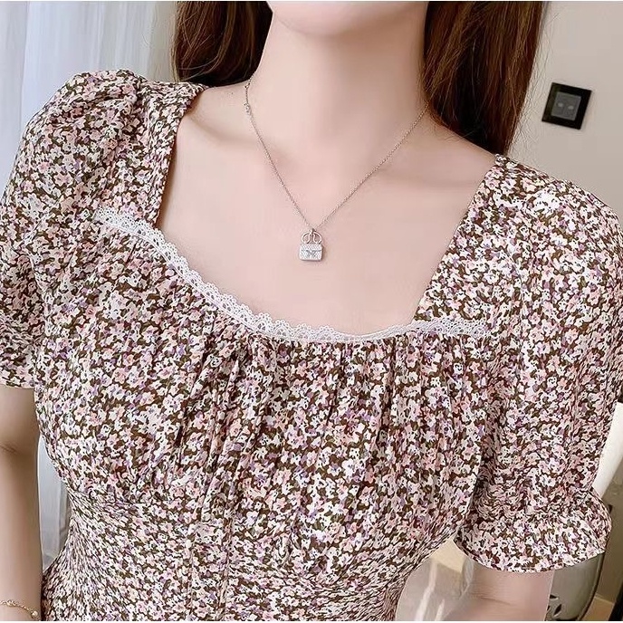 Đầm Hoa Thời Trang Mùa Hè Hàn Quốc Dành Cho Nữ