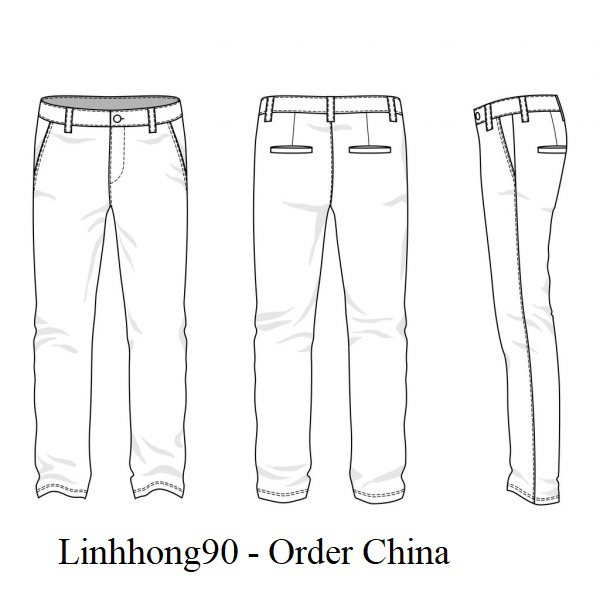 Trả order quần nam order China