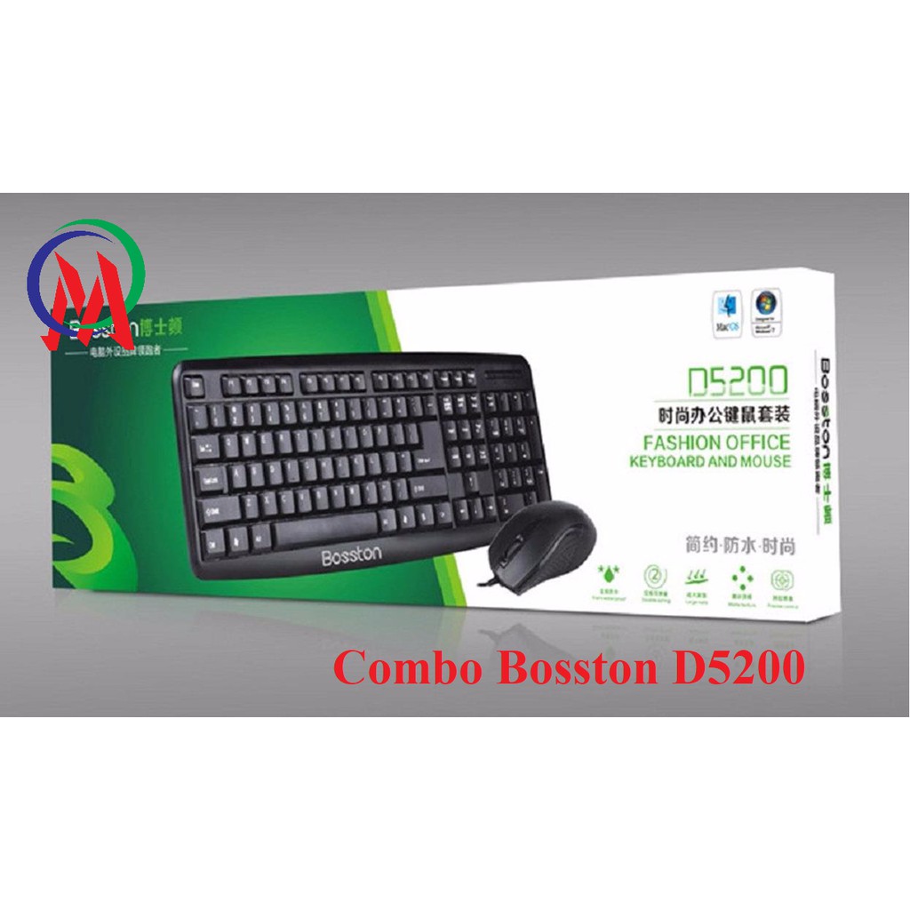 Combo Phím Chuột Bosston D5200