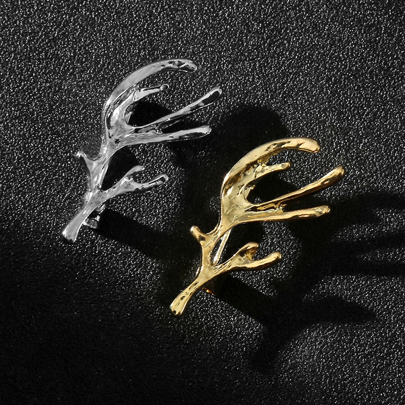 Ghim Cài Áo Kim Loại Hình Nĩa Sáng Tạo Thời Trang Hàn Quốc Cho Nam