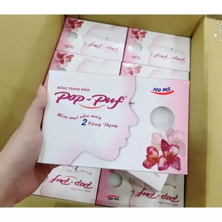 Bông Tẩy Trang Pop Puf Classic 100 Miếng
