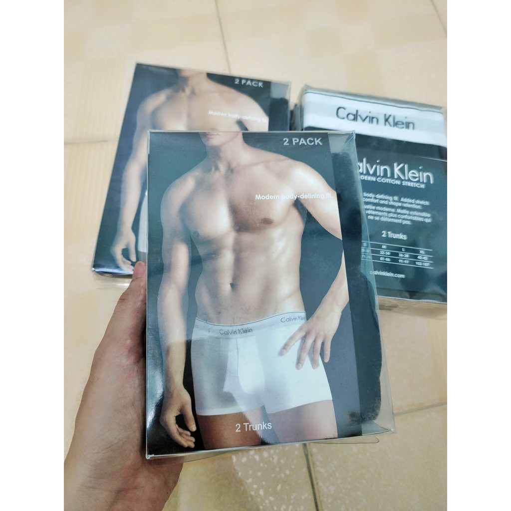 Quần boxer Calvin Klein 3-Pack chính hãng (NP2015Y-922)