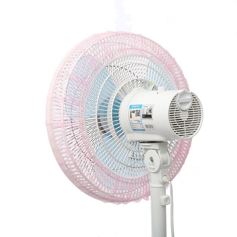 Lưới Bọc Quạt An Toàn Cho Bé Có Dây Rút Cố Định , Mẫu Hoạt Hình Dễ Thương