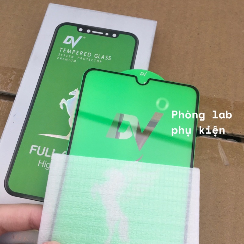 Kính cường lực DV High Quality Premium độ cứng 9H, full màn, chống trầy xước cho Samsung