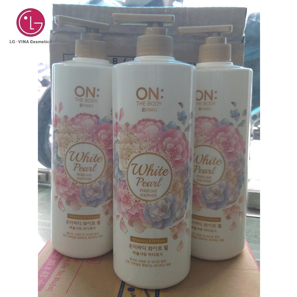 Sữa tắm nước hoa On The Body Perfume White Pearl 1000g