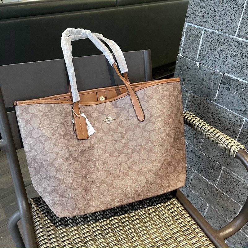 Túi Tote Bag Coach - City Tote in Signature Canvas