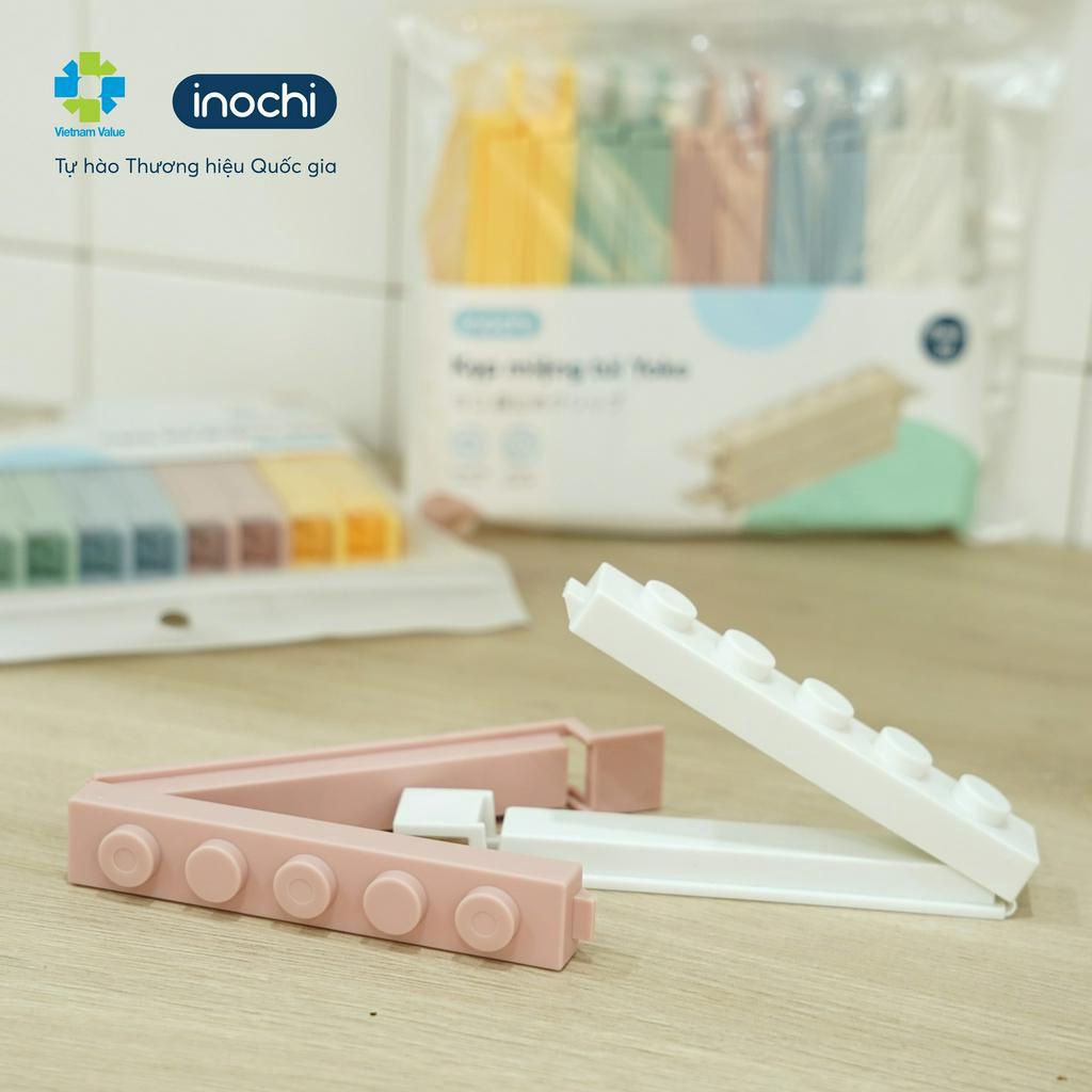 Bộ 10 Kẹp Miệng Túi Thực Phẩm, Kẹp Khóa Miệng Túi Thực Phẩm Chính Hãng Inochi Không Chất Độc Hại Kín Khí Tuyệt Đối