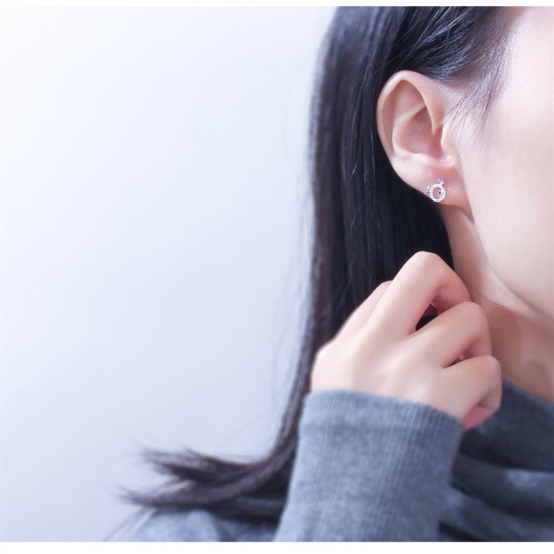 Bông tai hình con cá dễ thương phong cách hàn quốc bông tai nữ trang sức cao cấp mạ bạc tinh xảo