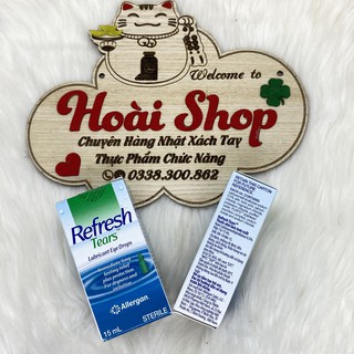 Nước mắt nhân tạo Refresh Tear 15ml