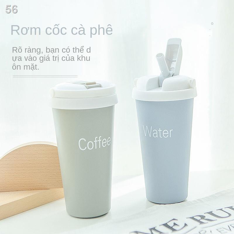Xu hướng cá tính sáng tạo Cốc cách nhiệt kèm ống hút Cặp đôi Trà sữa cà phê Nam nữ Sinh viên Văn phòng nước